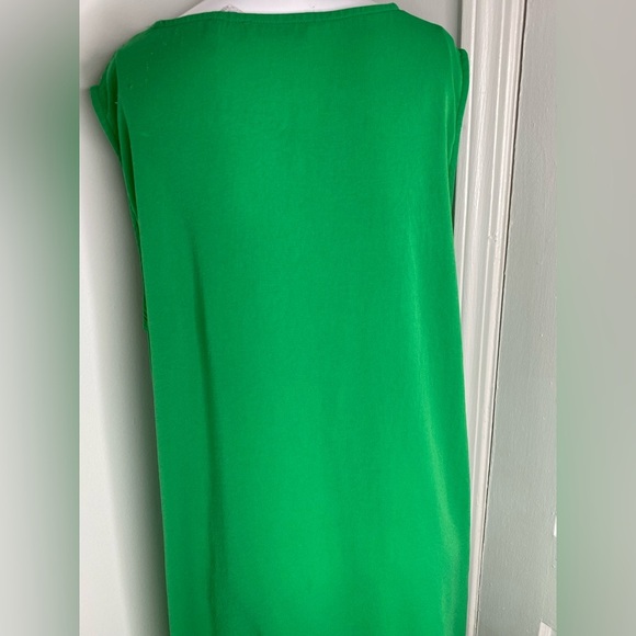 PATRIZIA LUCA Green Sleeveless High-Low Tunic Dress - Picture 9 of 16